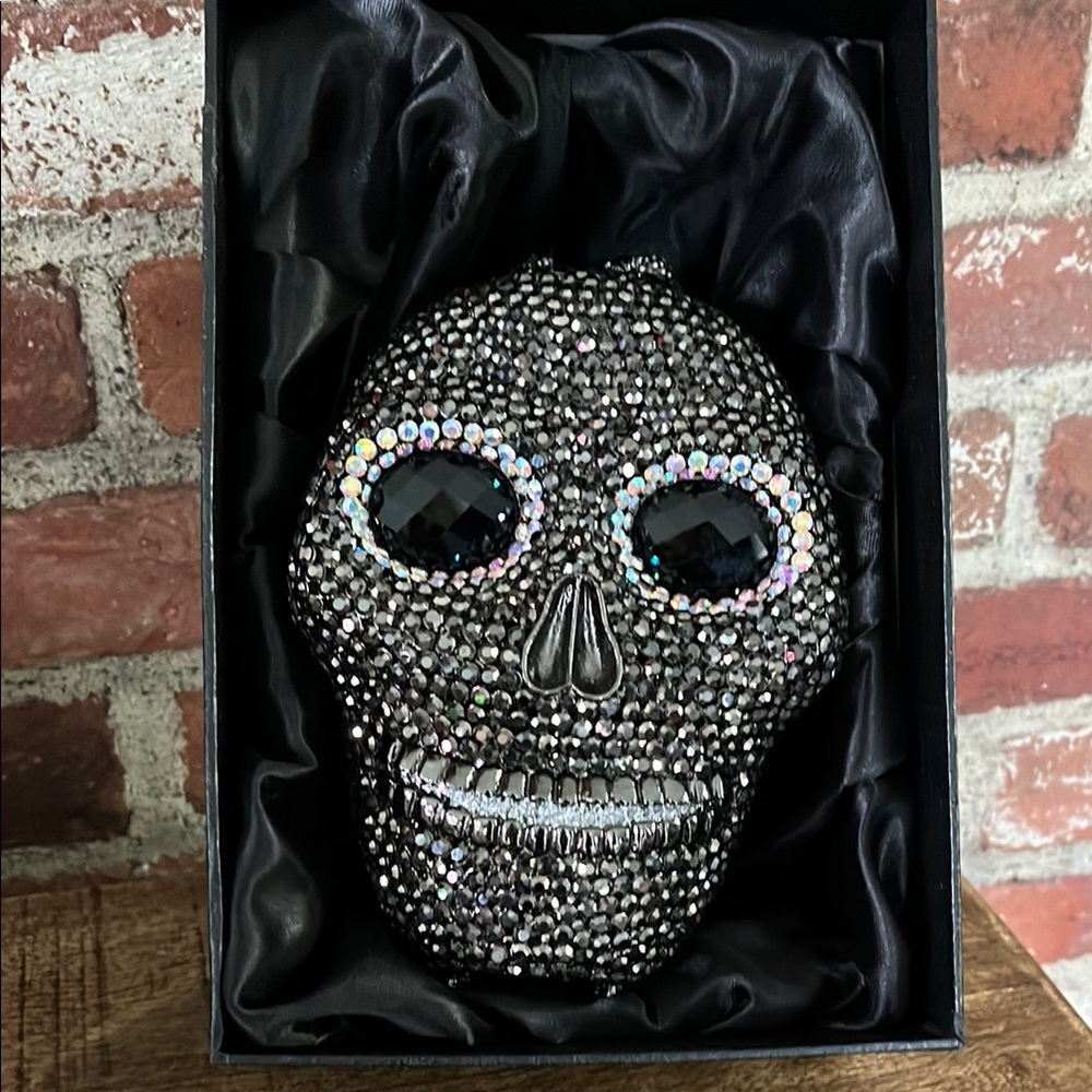 Black Crystal Skull bag
